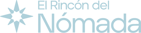 Logotipo el rincón del nómada azul