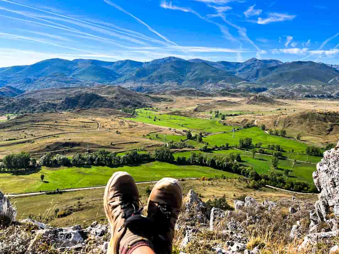 Paisaje soleado de Babia